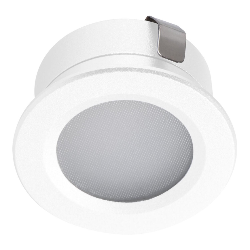 LED Įleidžiamas lauko šviestuvas IMBER LED/1W/12V 6500K diametras 3 cm 40 lm IP65 balta