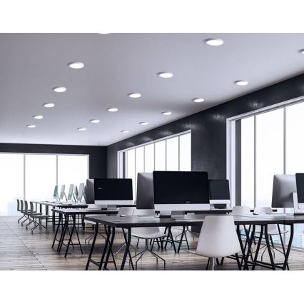LED įleidžiamas lubinis šviestuvas ALGINE 2in1 LED/18W/230V 3000K