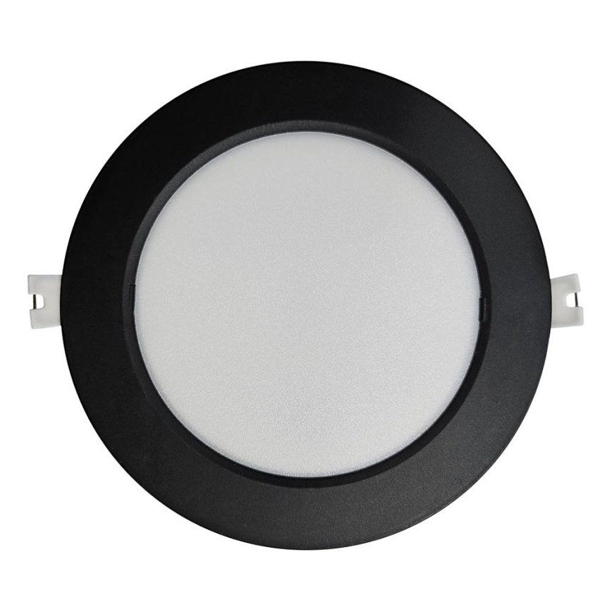 LED įleidžiamas lubinis šviestuvas CIRCLE LED/12W/230V 4000K diametras 17 cm juoda