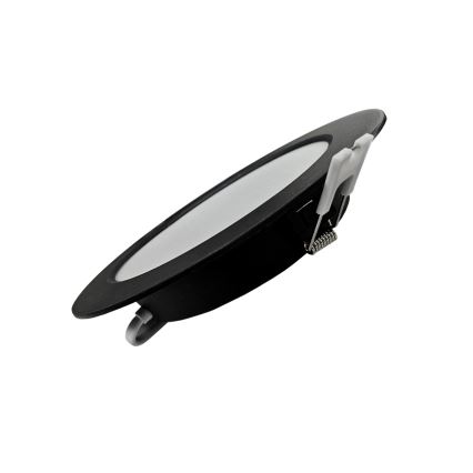 LED įleidžiamas lubinis šviestuvas CIRCLE LED/12W/230V 4000K diametras 17 cm juoda