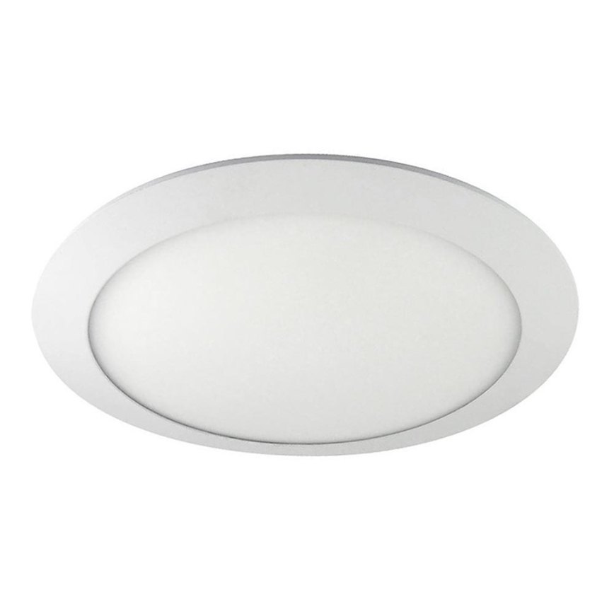 LED įleidžiamas lubinis šviestuvas CIRCLE LED/12W/230V 6500K diametras 17,5 cm balta