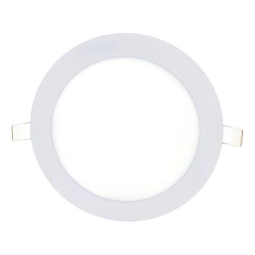 LED įleidžiamas lubinis šviestuvas CIRCLE LED/15W/230V 6500K diametras 18,8 cm balta