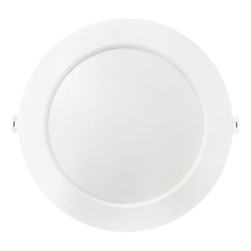LED įleidžiamas lubinis šviestuvas CIRCLE LED/18W/230V 4000K diametras 22 cm balta