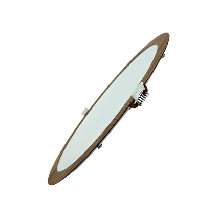 LED įleidžiamas lubinis šviestuvas CIRCLE LED/24W/230V 4200K diametras 29,6 cm ruda
