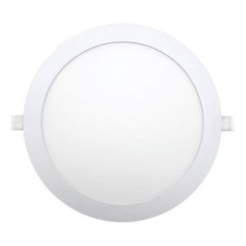 LED įleidžiamas lubinis šviestuvas CIRCLE LED/24W/230V 6500K diametras 30 cm balta