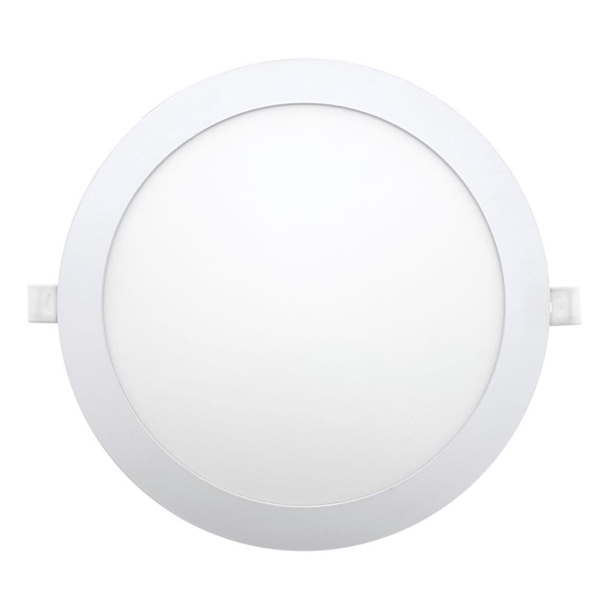 LED įleidžiamas lubinis šviestuvas CIRCLE LED/24W/230V 6500K diametras 30 cm balta