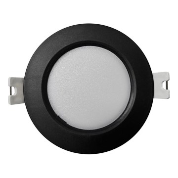 LED įleidžiamas lubinis šviestuvas CIRCLE LED/3W/230V 4000K diametras 9 cm juoda