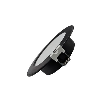 LED įleidžiamas lubinis šviestuvas CIRCLE LED/3W/230V 4000K diametras 9 cm juoda
