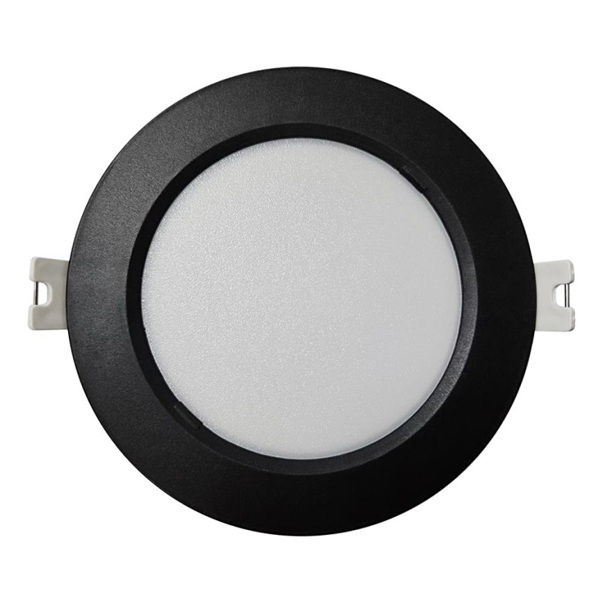 LED įleidžiamas lubinis šviestuvas CIRCLE LED/6W/230V 4000K diametras 12 cm juoda