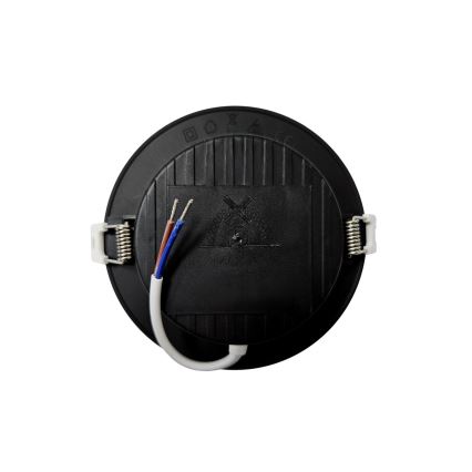LED įleidžiamas lubinis šviestuvas CIRCLE LED/6W/230V 4000K diametras 12 cm juoda