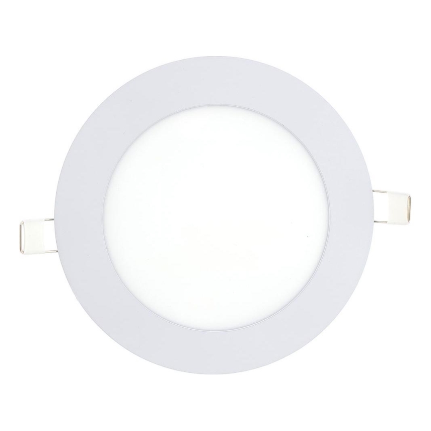 LED įleidžiamas lubinis šviestuvas CIRCLE LED/9W/230V 6500K diametras 14,5 cm balta