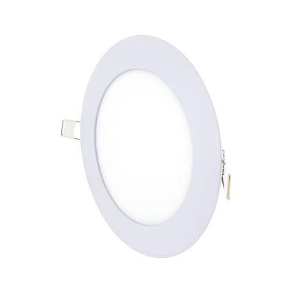LED įleidžiamas lubinis šviestuvas CIRCLE LED/9W/230V 6500K diametras 14,5 cm balta