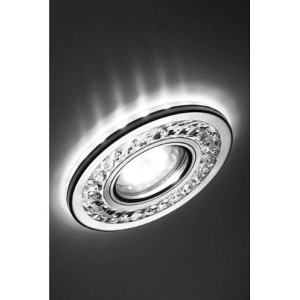 LED įleidžiamas lubinis šviestuvas EYE 1xGU10/50W + LED/3W/230V