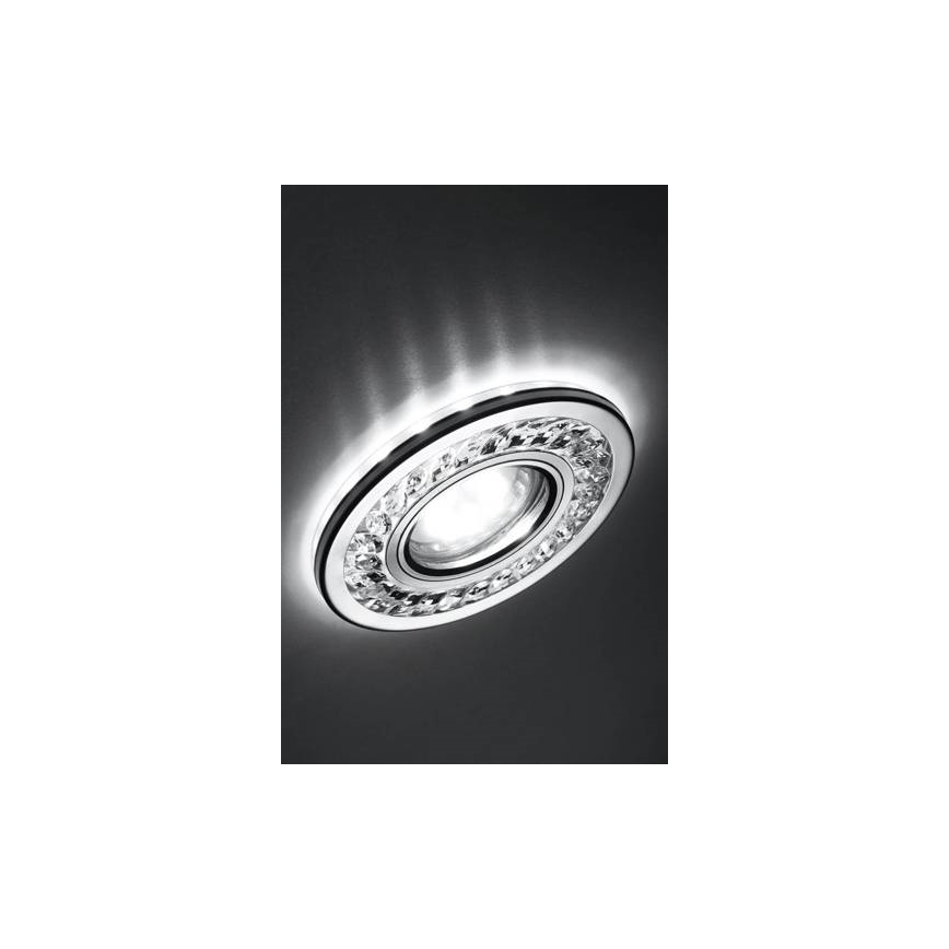 LED įleidžiamas lubinis šviestuvas EYE 1xGU10/50W + LED/3W/230V