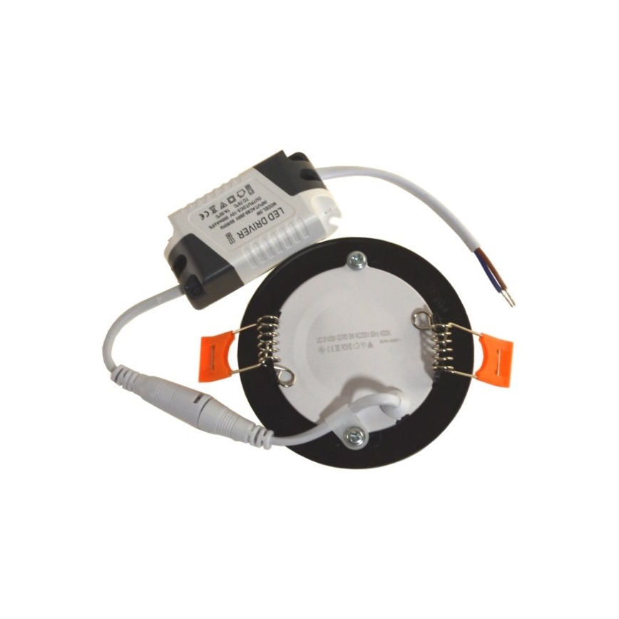 LED įleidžiamas lubinis šviestuvas GERD LED/3W/230V 4000K juoda