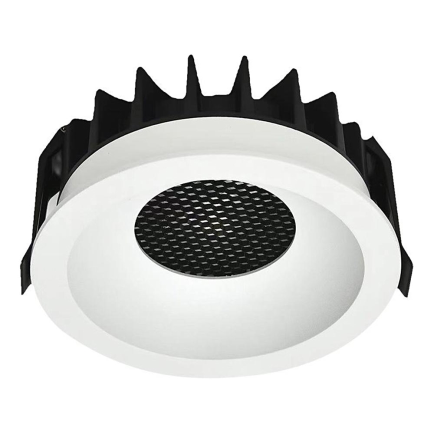 LED įleidžiamas lubinis šviestuvas LED/12W/230V 3000/4000/6400K ø 8,6 cm balta
