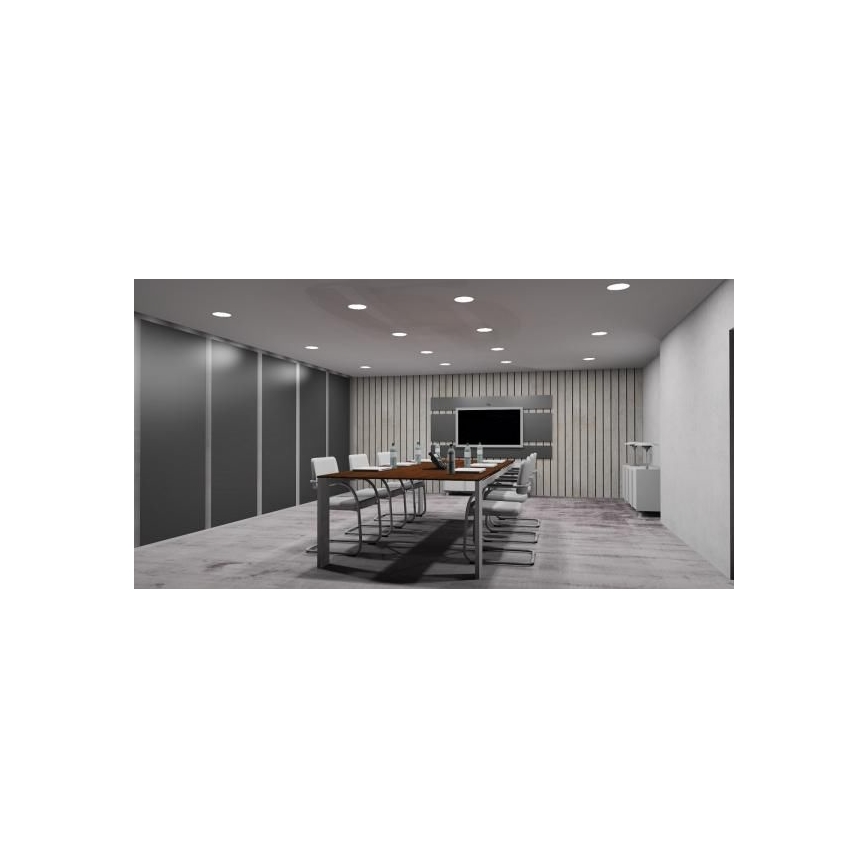 LED įleidžiamas lubinis šviestuvas LED/12W/230V