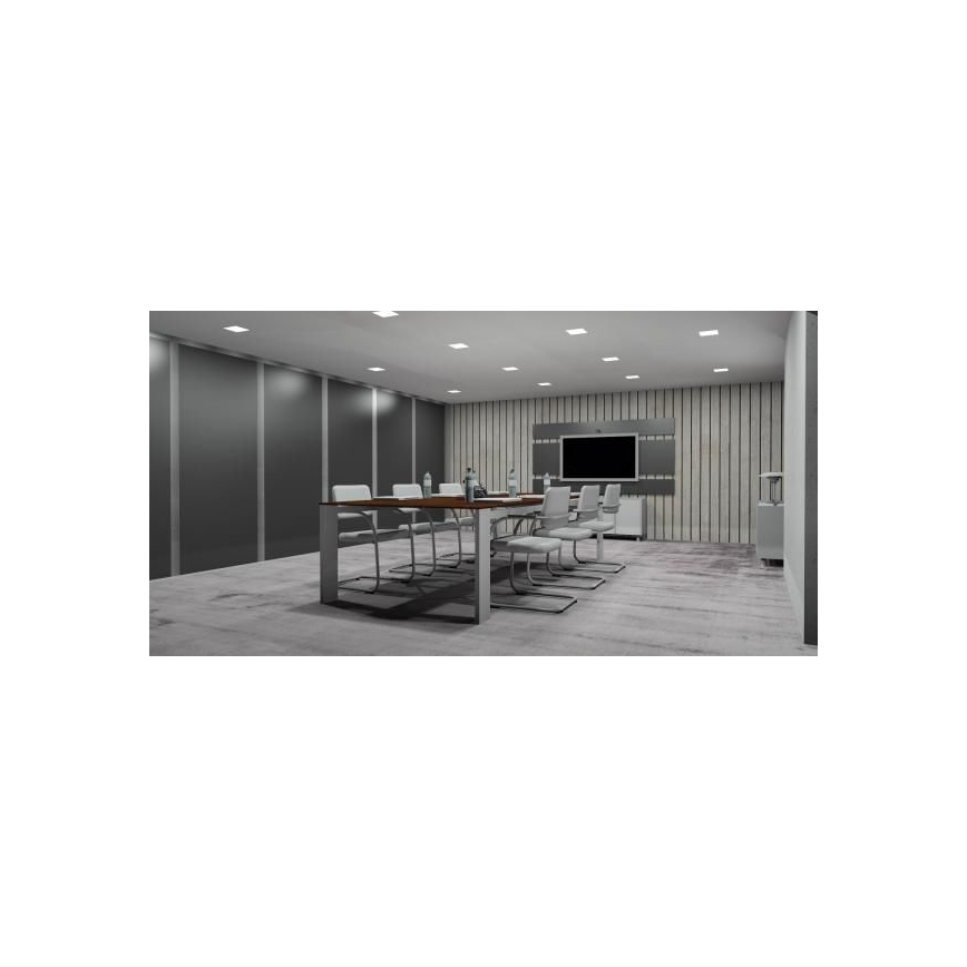 LED įleidžiamas lubinis šviestuvas LED/12W/230V