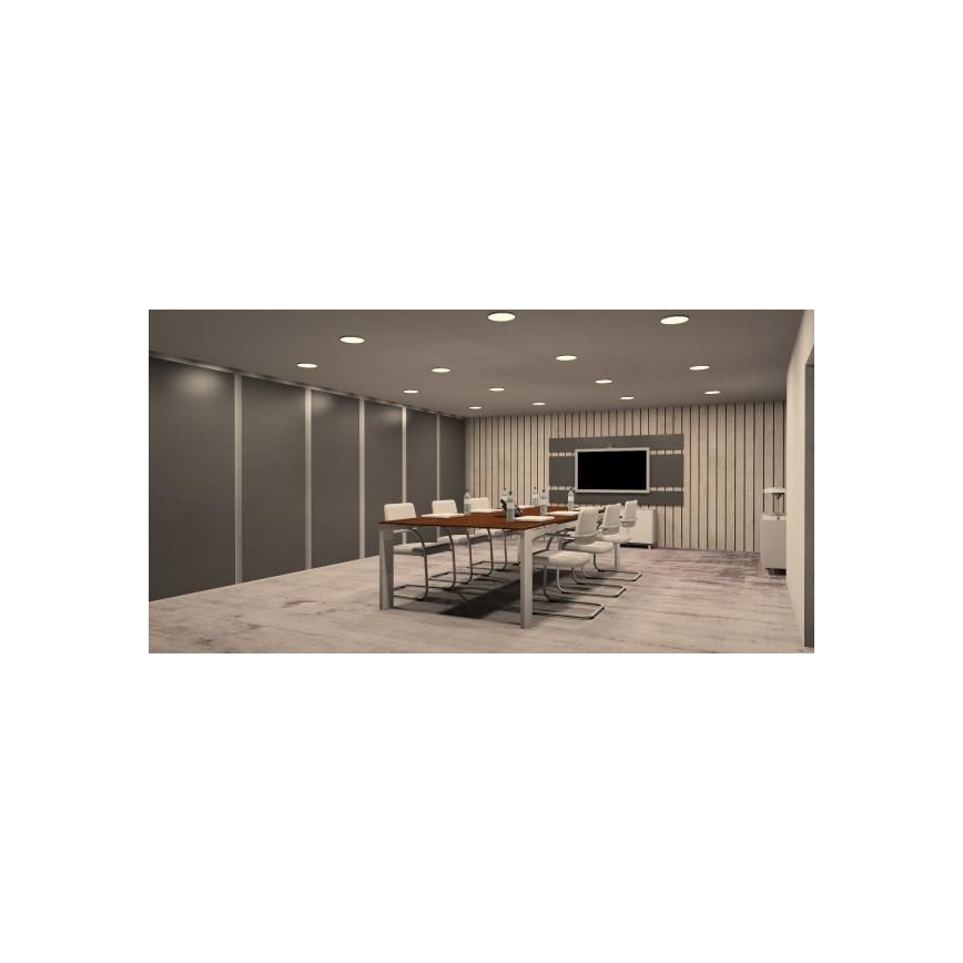 LED įleidžiamas lubinis šviestuvas LED/12W/230V IP40