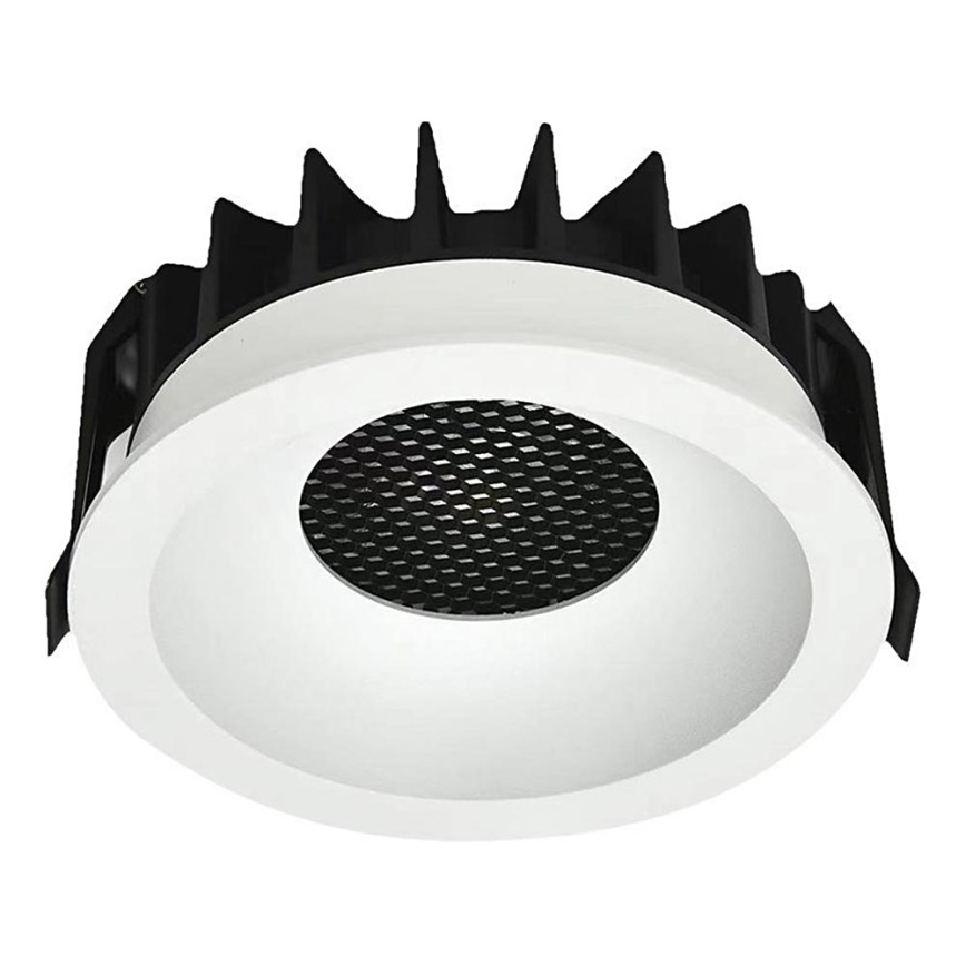 LED įleidžiamas lubinis šviestuvas LED/18W/230V 3000/4000/6400K diametras 10,6 cm balta