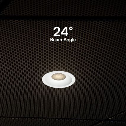 LED įleidžiamas lubinis šviestuvas LED/18W/230V 3000/4000/6400K diametras 10,6 cm balta