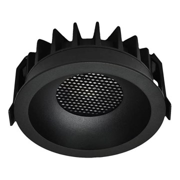 LED įleidžiamas lubinis šviestuvas LED/18W/230V 3000/4000/6400K ø 10,6 cm juoda
