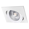 LED įleidžiamas lubinis šviestuvas LED/18W/230V 3000K 11,5x11,5 cm balta