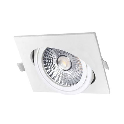 LED įleidžiamas lubinis šviestuvas LED/18W/230V 3000K 11,5x11,5 cm balta
