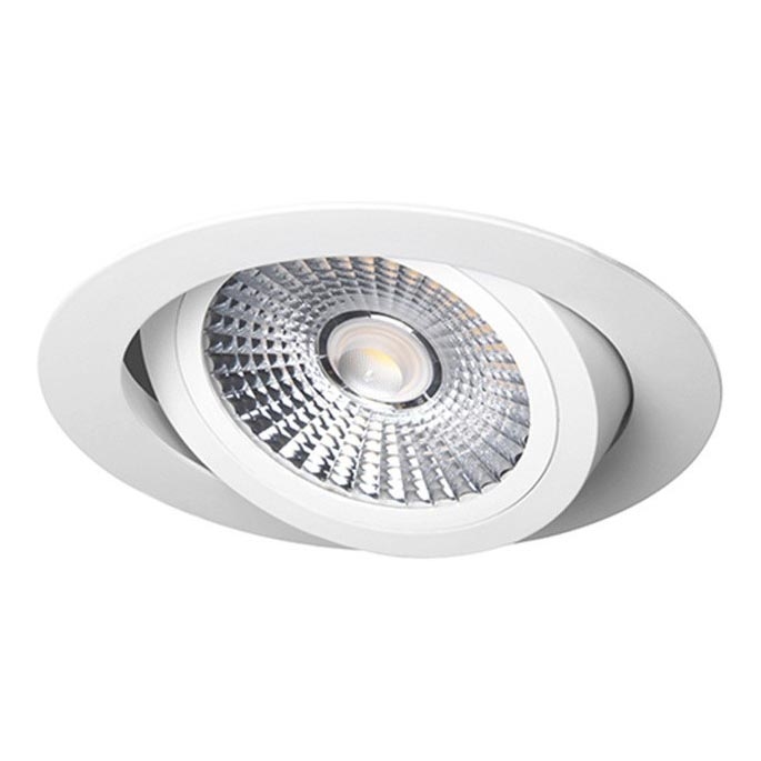 LED įleidžiamas lubinis šviestuvas LED/18W/230V 3000K diametras 11,5 cm balta