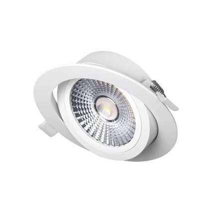 LED įleidžiamas lubinis šviestuvas LED/18W/230V 3000K diametras 11,5 cm balta
