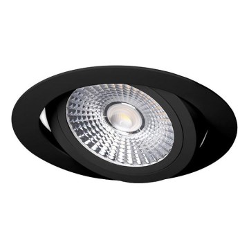 LED įleidžiamas lubinis šviestuvas LED/18W/230V 3000K diametras 11,5 cm juoda