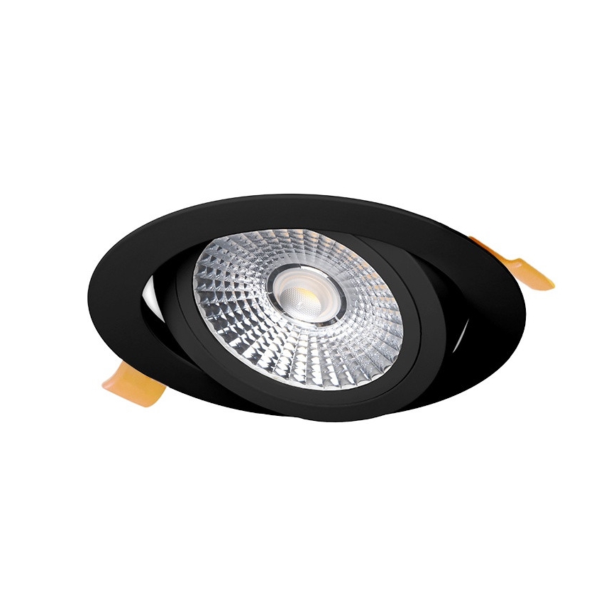 LED įleidžiamas lubinis šviestuvas LED/18W/230V 3000K diametras 11,5 cm juoda