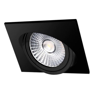 LED įleidžiamas lubinis šviestuvas LED/18W/230V 4000K 11,5x11,5 cm juoda