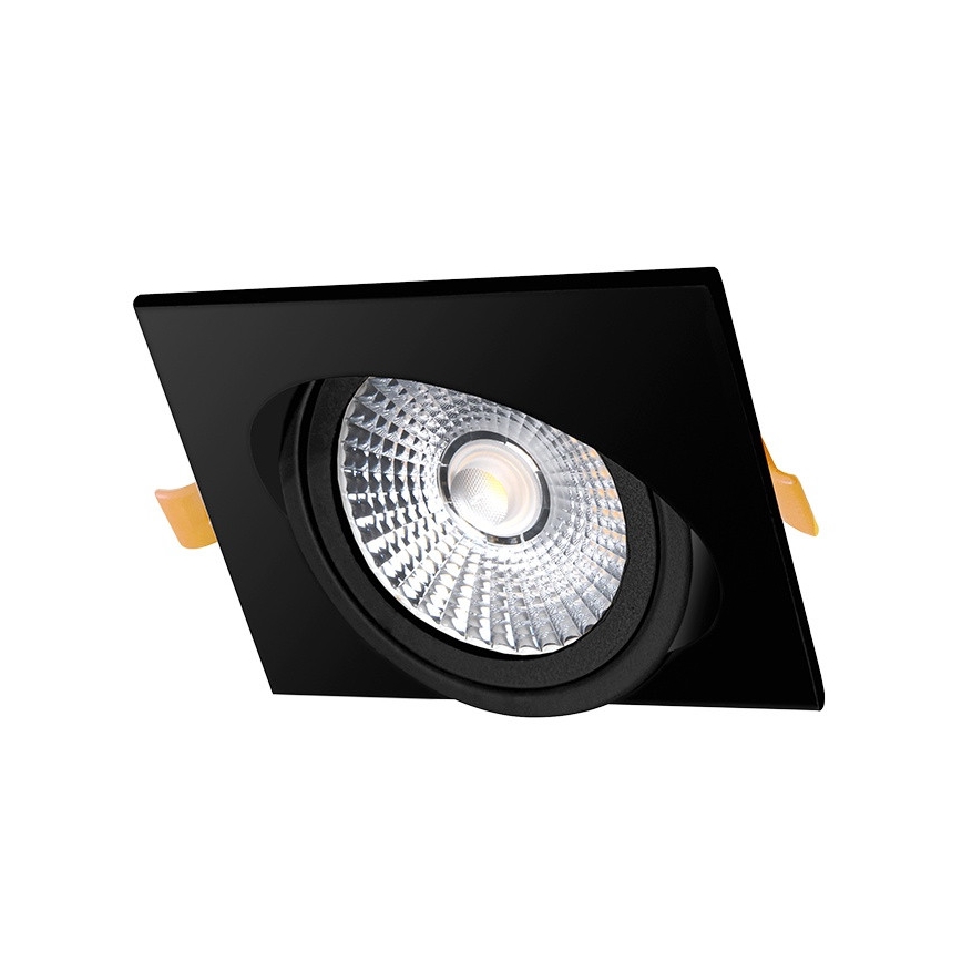 LED įleidžiamas lubinis šviestuvas LED/18W/230V 4000K 11,5x11,5 cm juoda