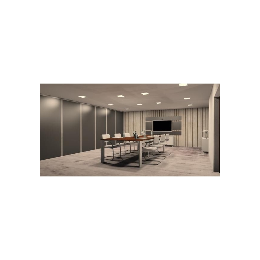 LED įleidžiamas lubinis šviestuvas LED/18W/230V