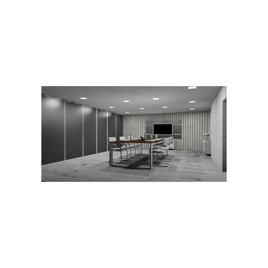 LED įleidžiamas lubinis šviestuvas LED/18W/230V