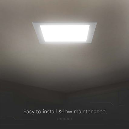LED įleidžiamas lubinis šviestuvas LED/24W/230V 29,5x29,5 cm 3000K balta