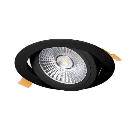LED įleidžiamas lubinis šviestuvas LED/6W/230V 4000K diametras 8,5 cm juoda