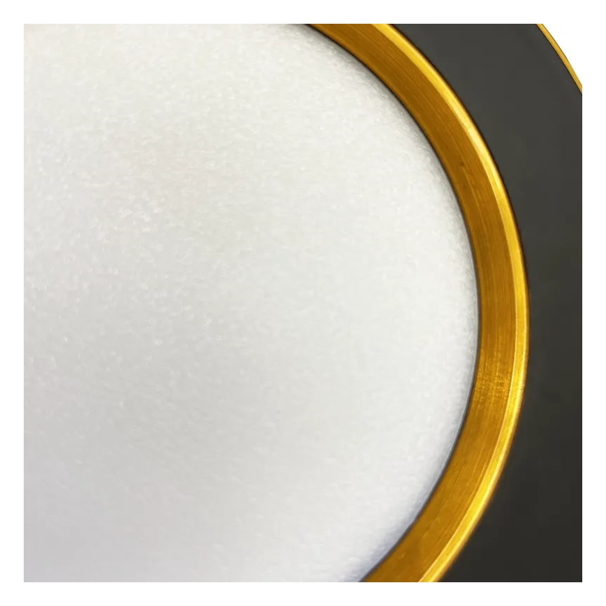 LED įleidžiamas lubinis šviestuvas LED/7,5W/230V 4000K juoda/auksas