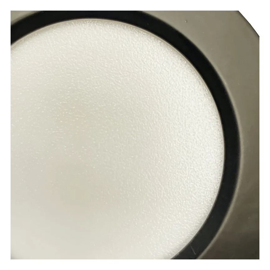 LED įleidžiamas lubinis šviestuvas LED/7,5W/230V 4000K juoda