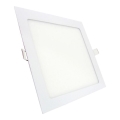 LED įleidžiamas lubinis šviestuvas QTEC LED/15W/230V 2700K 16,8x16,8 cm