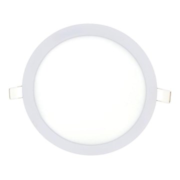 LED įleidžiamas lubinis šviestuvas QTEC LED/24W/230V 2700K diametras 29,6 cm