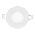 LED įleidžiamas lubinis šviestuvas QTEC LED/3W/230V 2700K diametras 8,3 cm