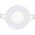 LED įleidžiamas lubinis šviestuvas QTEC LED/3W/230V 6500K diametras 8,3 cm
