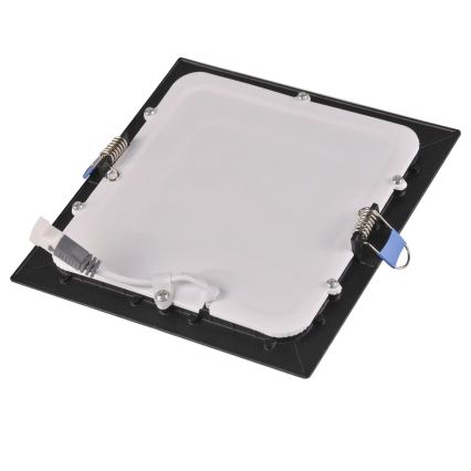 LED įleidžiamas lubinis šviestuvas RIGEL LED/10W/230V 4000K 16,8x16,8 cm juoda