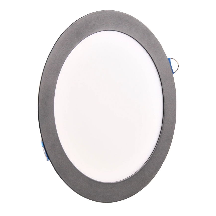 LED įleidžiamas lubinis šviestuvas RIGEL LED/14W/230V 4000K diametras 22 cm juoda