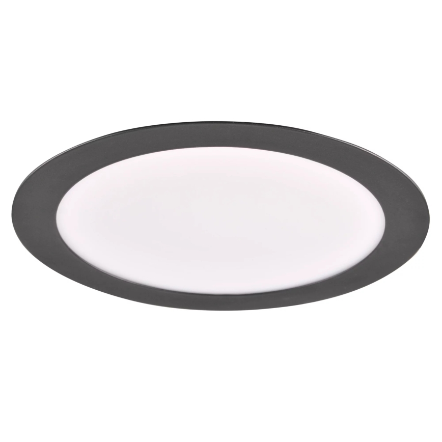 LED įleidžiamas lubinis šviestuvas RIGEL LED/14W/230V 4000K diametras 22 cm juoda