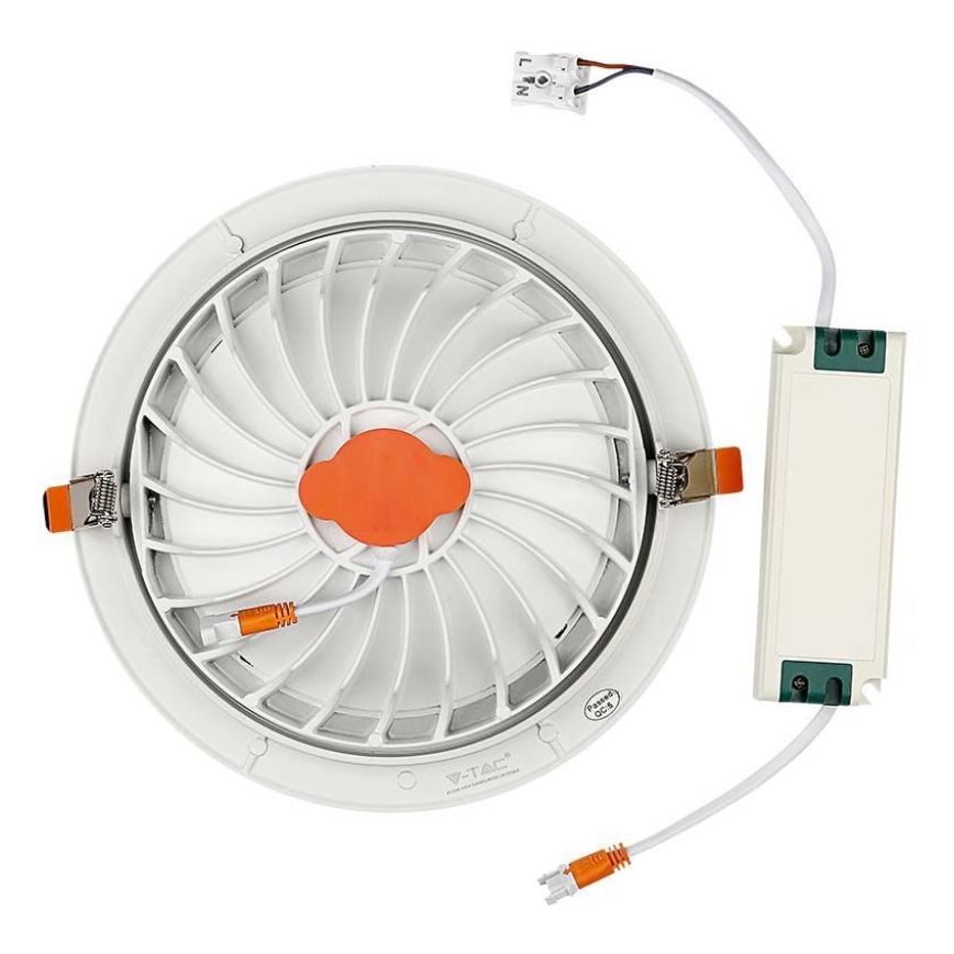 LED įleidžiamas lubinis šviestuvas SAMSUNG CHIP LED/20W/230V 4000K
