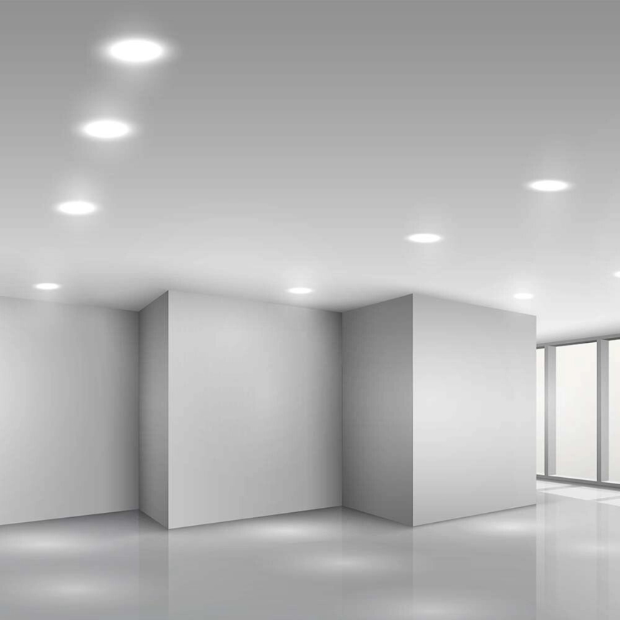 LED įleidžiamas lubinis šviestuvas SAMSUNG CHIP LED/24W/230V 4000K diametras 29,4 cm balta