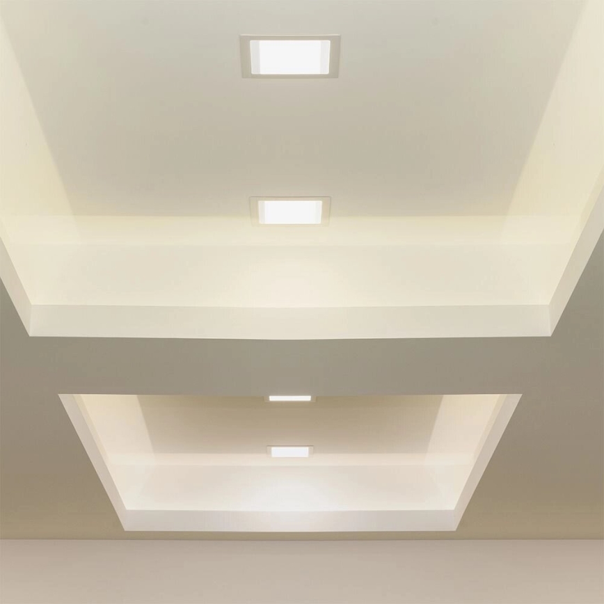 LED įleidžiamas lubinis šviestuvas SAMSUNG CHIP LED/24W/230V 6500K 29,5x29,5 cm balta